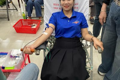Đoàn thanh niên tham gia ngày hội hiến máu tình nguyện đợt 1 năm 2026